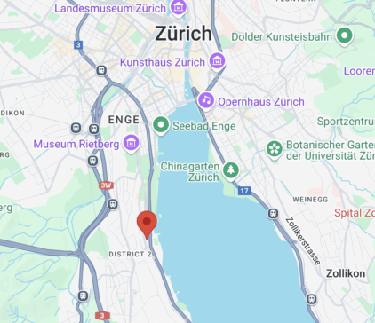 Zürich Ovivamed Praxs Karte