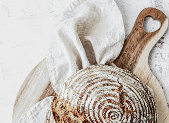 Ein Leib frisches brot.