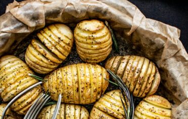 Gebackene Rosmarinkartoffeln.