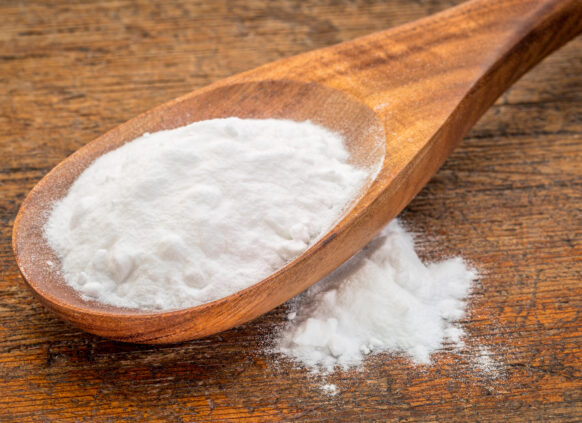 Natron in einem Löffel