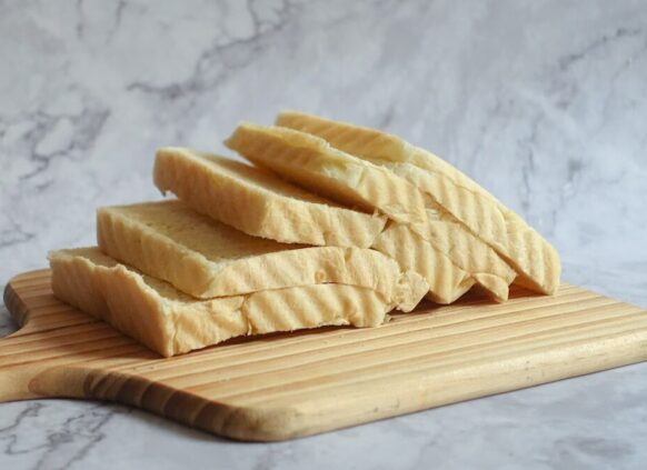 scheiben von weissbrot