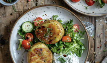 ofenkartoffeln mit kräuterquark