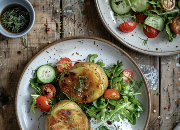 ofenkartoffeln mit kräuterquark