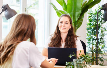 Oviva Ernährungsberatung mit Patientin