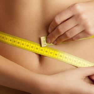 Bauchumfang messen Frau