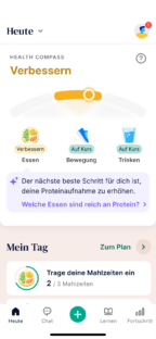 Oviva Health Compass App Screen
