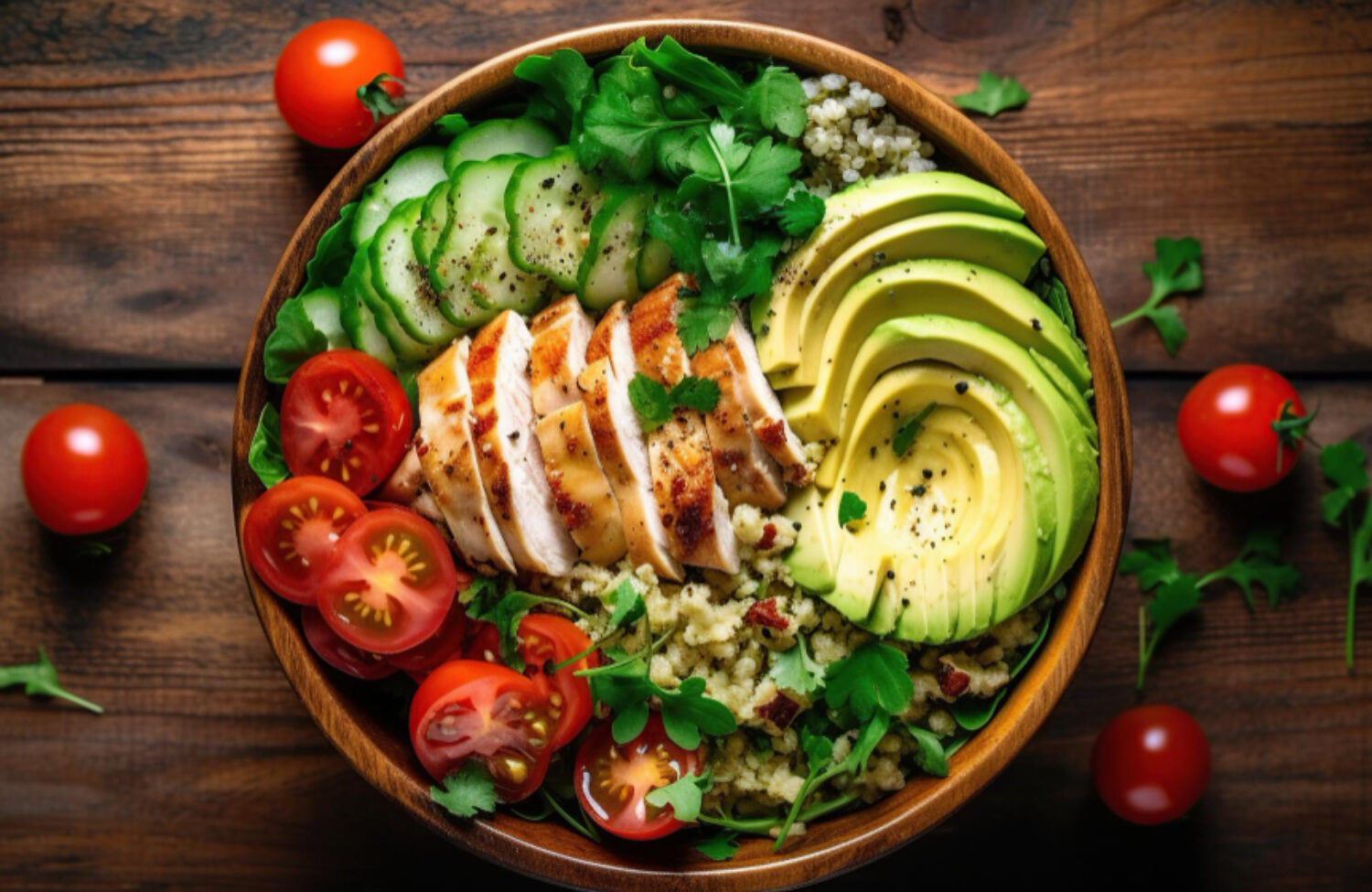 Hähnchen-Avocado Salat | Oviva AG