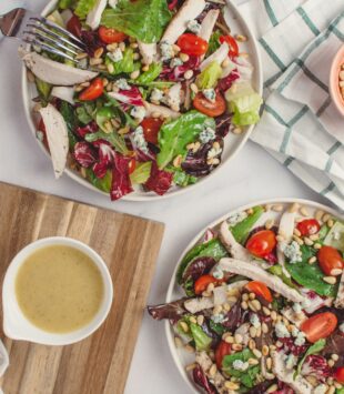 Salad mit vielen Proteinen.