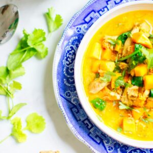 Ein Kokos-Gemüse-Curry.