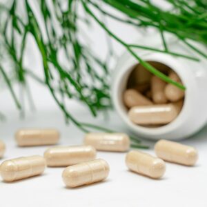 Magnesium als Supplement in Kapselform.