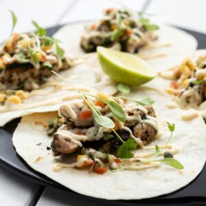 Verschiedene salzarme Burrito Varianten.