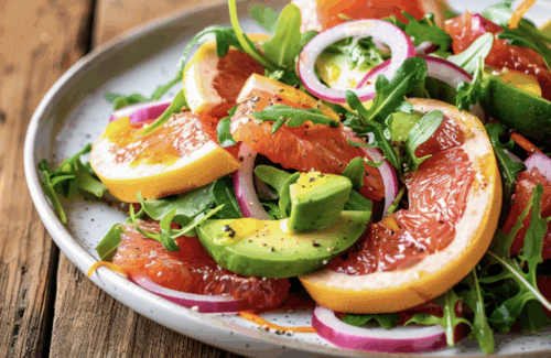 Avocado-Grapefruit-Salat