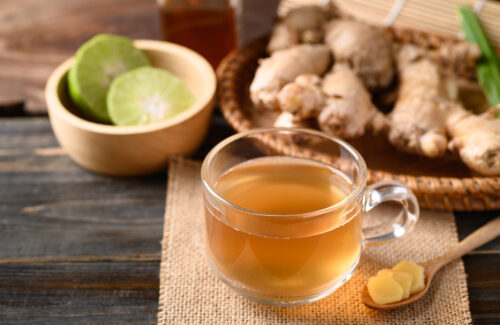 frischer ingwer tee
