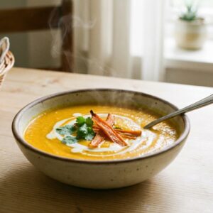 cremige möhrensuppe