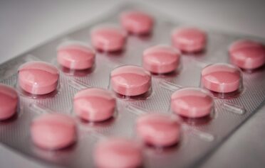 Pinke Tablette in Blister