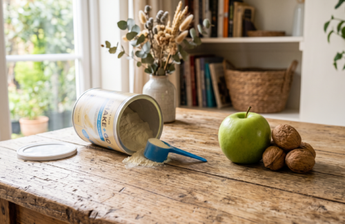 Shakes vs Apfel und Nüsse