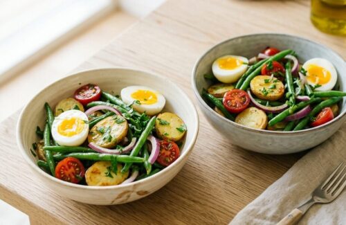 Grüner Bohnensalat