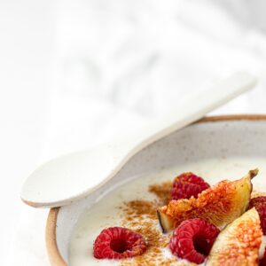 Himbeeren mit Joghurt
