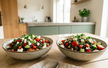 Bunter Linsensalat