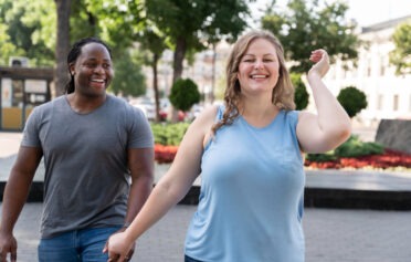 Happy couple spending time together