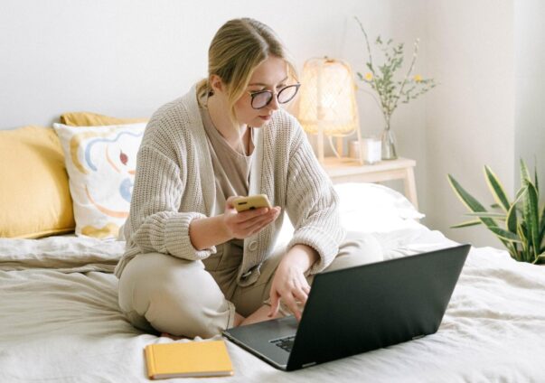 Woman on laptop