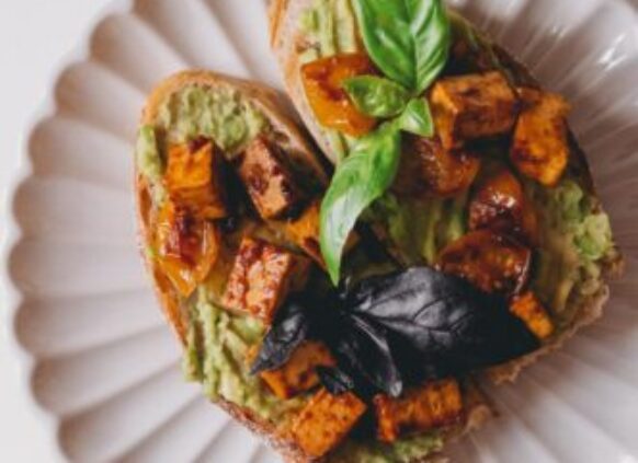 Tofu and avocado